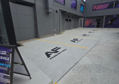 Anytime Fitness exterior painting