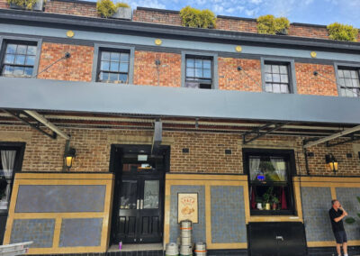 Pub exterior painting